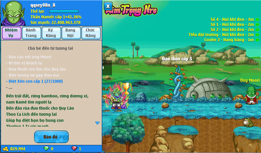Nick Ngọc Rồng Online VIP giá rẻ, NickDaoQuan.Com, SHOP Ngọc Rồng