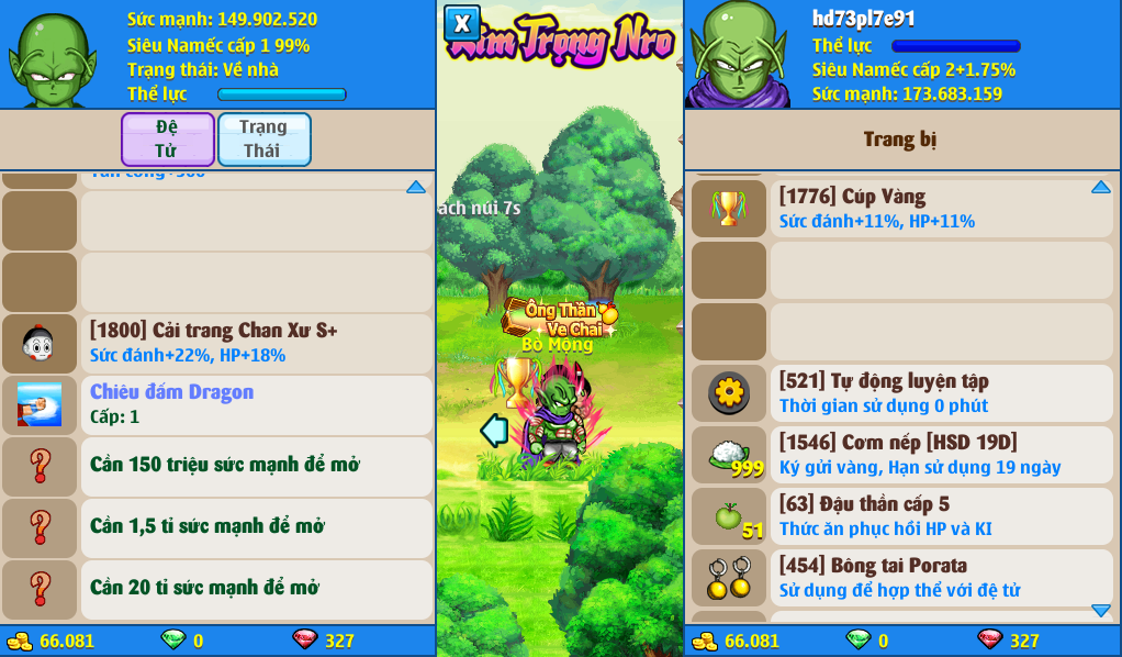 Nick Ngọc Rồng Online VIP giá rẻ, NickDaoQuan.Com, Shop Nick Ngọc Rồng