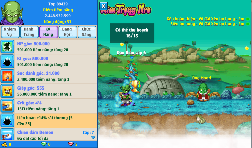 Nick Ngọc Rồng Online VIP giá rẻ, NickDaoQuan.Com, SHOP Ngọc Rồng