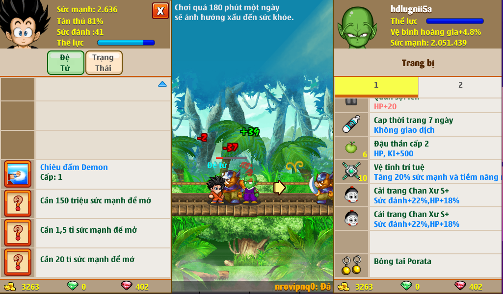 Nick Ngọc Rồng Online VIP giá rẻ, NickDaoQuan.Com, SHOP Ngọc Rồng