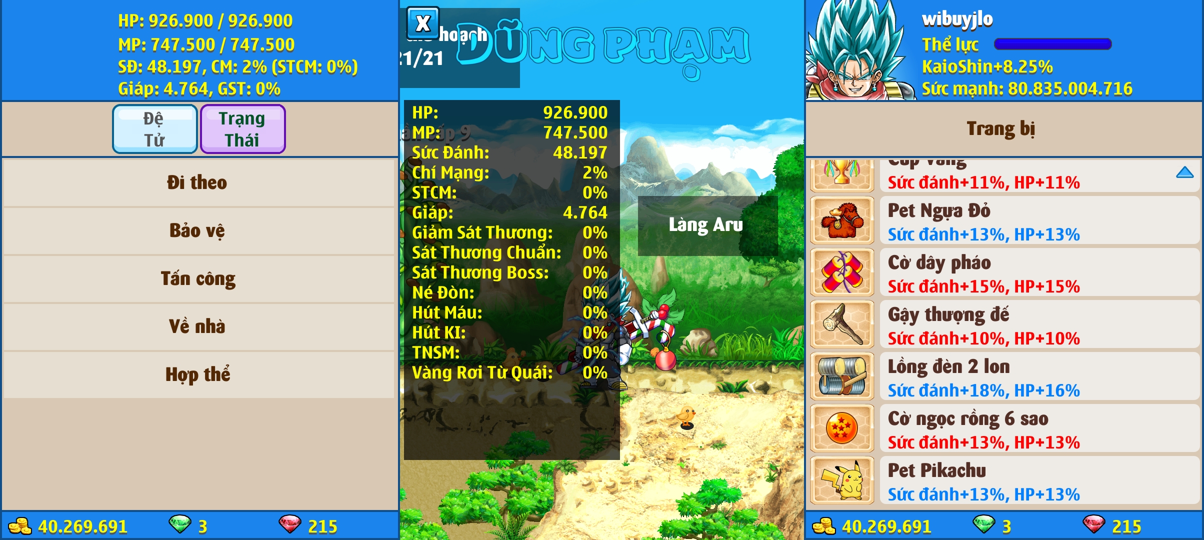 Nick Ngọc Rồng Online VIP giá rẻ, NickDaoQuan.Com, Shop Nick Ngọc Rồng