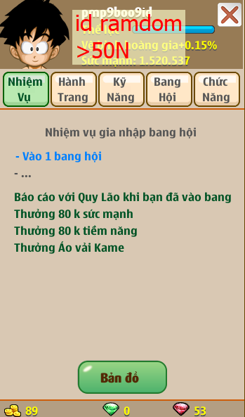 Nick Ngọc Rồng Online VIP giá rẻ, NickDaoQuan.Com, Shop Nick Ngọc Rồng
