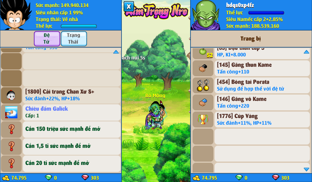 Nick Ngọc Rồng Online VIP giá rẻ, NickDaoQuan.Com, Shop Nick Ngọc Rồng