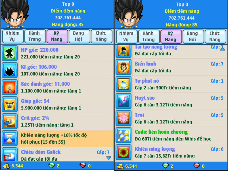Nick Ngọc Rồng Online VIP giá rẻ, NickDaoQuan.Com, Shop Nick Ngọc Rồng