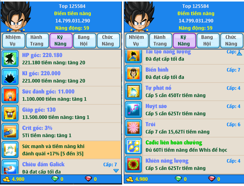 Nick Ngọc Rồng Online VIP giá rẻ, NickDaoQuan.Com, Shop Nick Ngọc Rồng