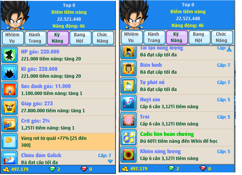 Nick Ngọc Rồng Online VIP giá rẻ, NickDaoQuan.Com, Shop Nick Ngọc Rồng