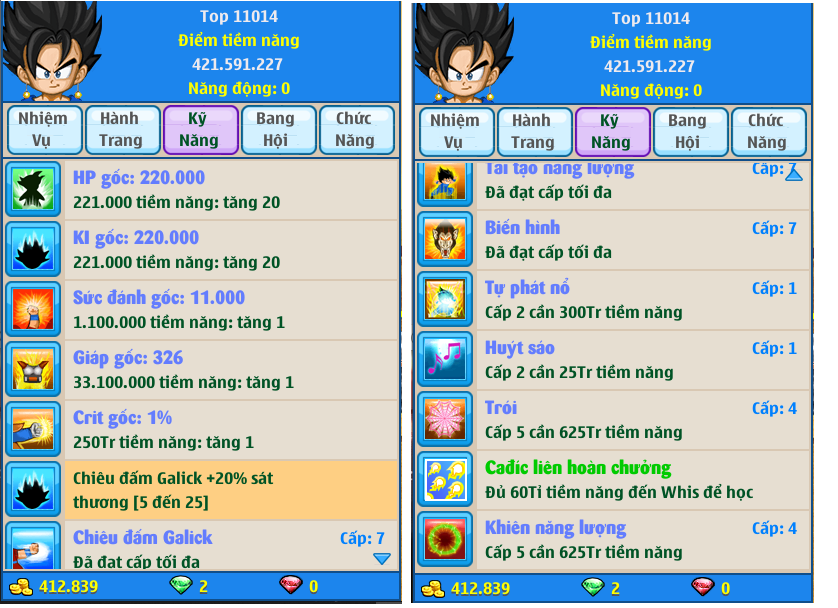 Nick Ngọc Rồng Online VIP giá rẻ, NickDaoQuan.Com, Shop Nick Ngọc Rồng