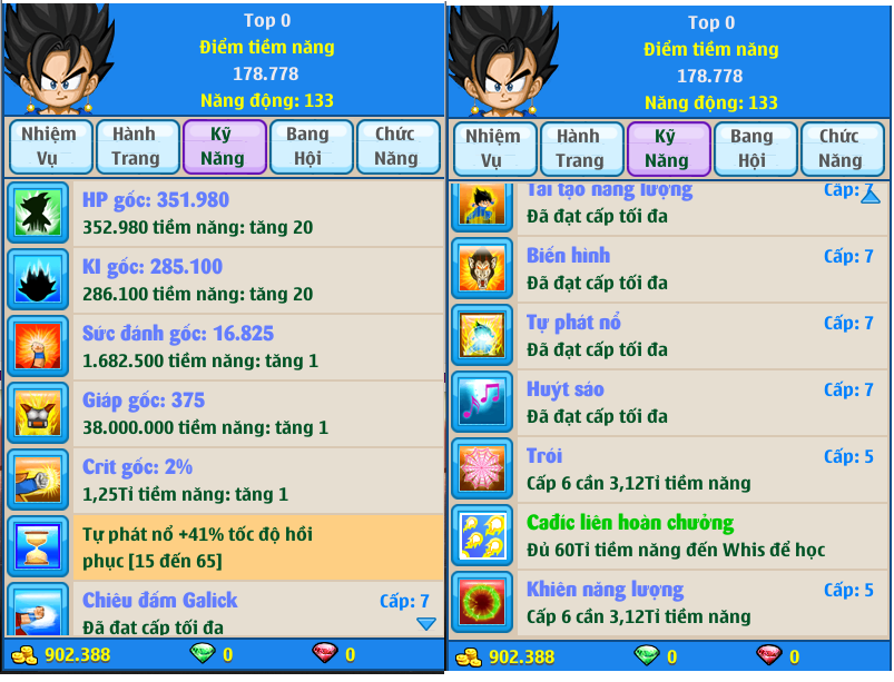 Nick Ngọc Rồng Online VIP giá rẻ, NickDaoQuan.Com, Shop Nick Ngọc Rồng