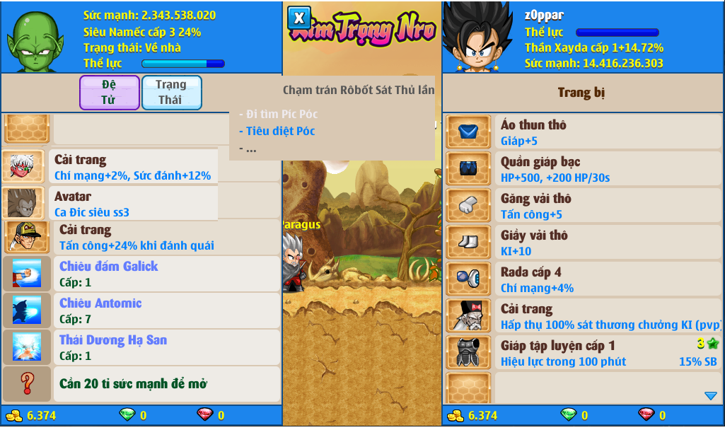 Nick Ngọc Rồng Online VIP giá rẻ, NickDaoQuan.Com, Shop Nick Ngọc Rồng