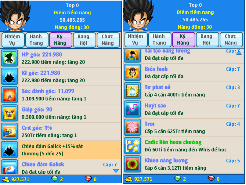 Nick Ngọc Rồng Online VIP giá rẻ, NickDaoQuan.Com, Shop Nick Ngọc Rồng