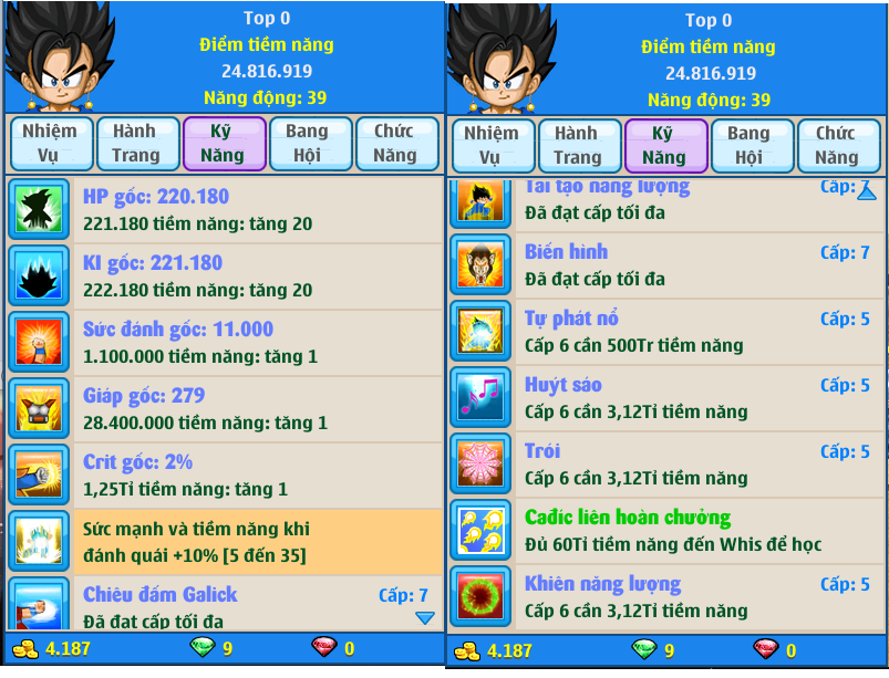 Nick Ngọc Rồng Online VIP giá rẻ, NickDaoQuan.Com, Shop Nick Ngọc Rồng