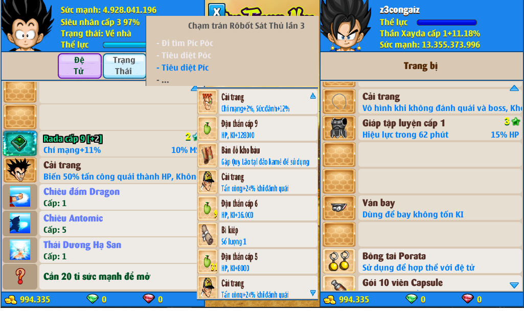 Nick Ngọc Rồng Online VIP giá rẻ, NickDaoQuan.Com, Shop Nick Ngọc Rồng