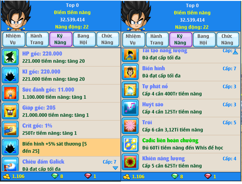 Nick Ngọc Rồng Online VIP giá rẻ, NickDaoQuan.Com, Shop Nick Ngọc Rồng
