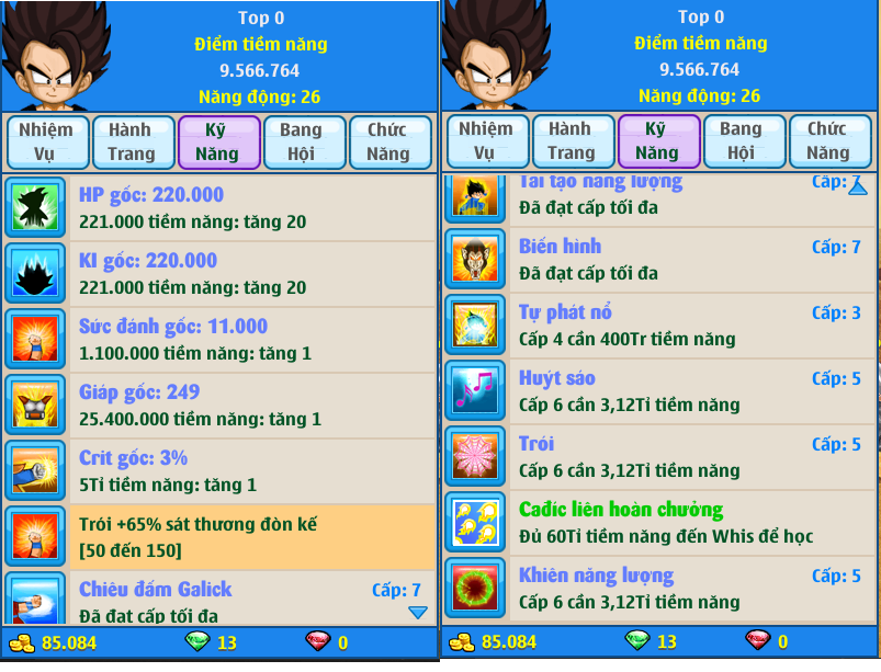 Nick Ngọc Rồng Online VIP giá rẻ, NickDaoQuan.Com, Shop Nick Ngọc Rồng
