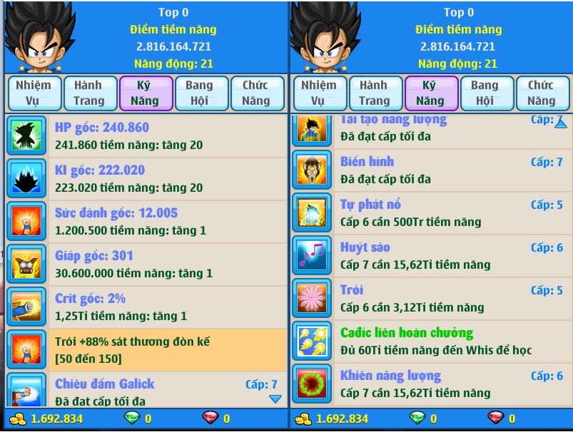 Nick Ngọc Rồng Online VIP giá rẻ, NickDaoQuan.Com, Shop Nick Ngọc Rồng