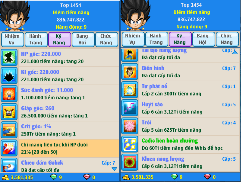 Nick Ngọc Rồng Online VIP giá rẻ, NickDaoQuan.Com, Shop Nick Ngọc Rồng