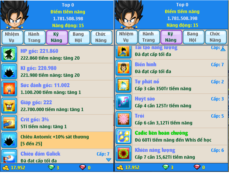 Nick Ngọc Rồng Online VIP giá rẻ, NickDaoQuan.Com, Shop Nick Ngọc Rồng