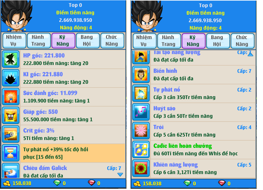 Nick Ngọc Rồng Online VIP giá rẻ, NickDaoQuan.Com, Shop Nick Ngọc Rồng