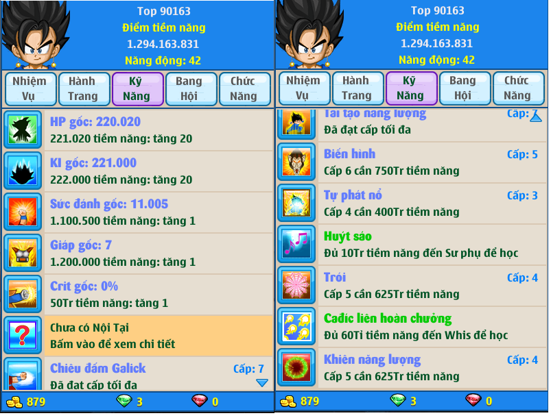 Nick Ngọc Rồng Online VIP giá rẻ, NickDaoQuan.Com, Shop Nick Ngọc Rồng