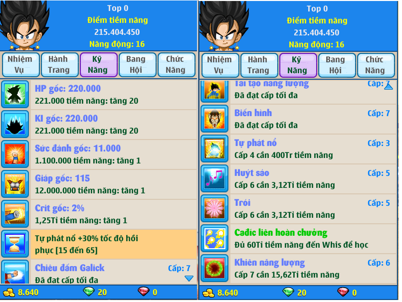 Nick Ngọc Rồng Online VIP giá rẻ, NickDaoQuan.Com, Shop Nick Ngọc Rồng