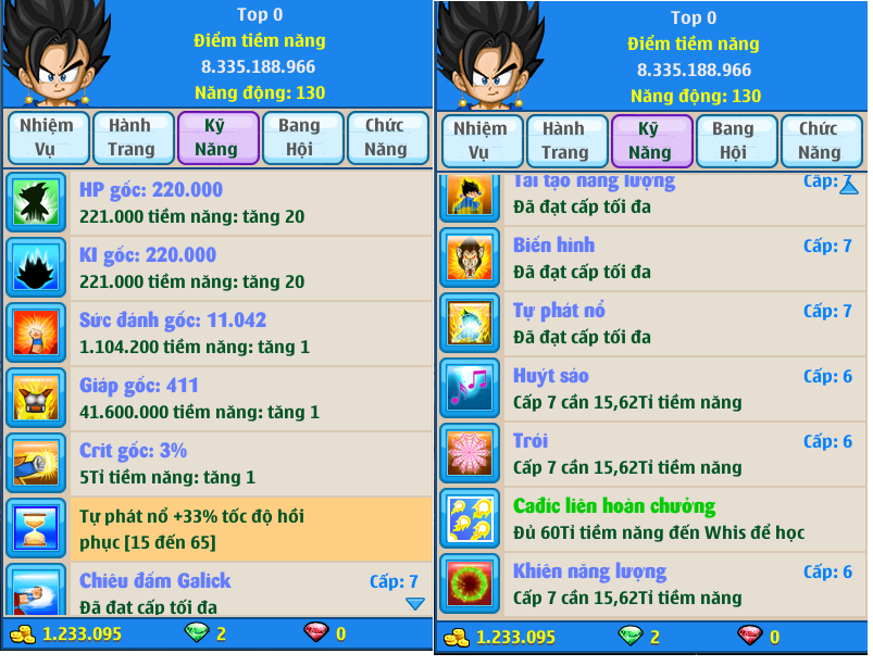 Nick Ngọc Rồng Online VIP giá rẻ, NickDaoQuan.Com, Shop Nick Ngọc Rồng