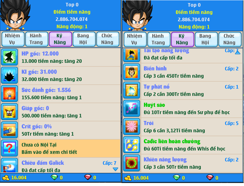 Nick Ngọc Rồng Online VIP giá rẻ, NickDaoQuan.Com, Shop Nick Ngọc Rồng