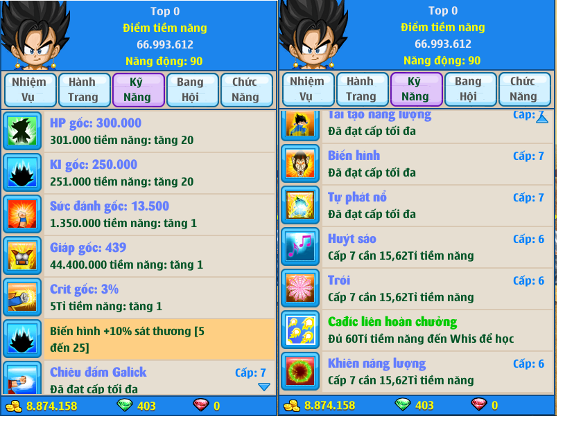 Nick Ngọc Rồng Online VIP giá rẻ, NickDaoQuan.Com, Shop Nick Ngọc Rồng