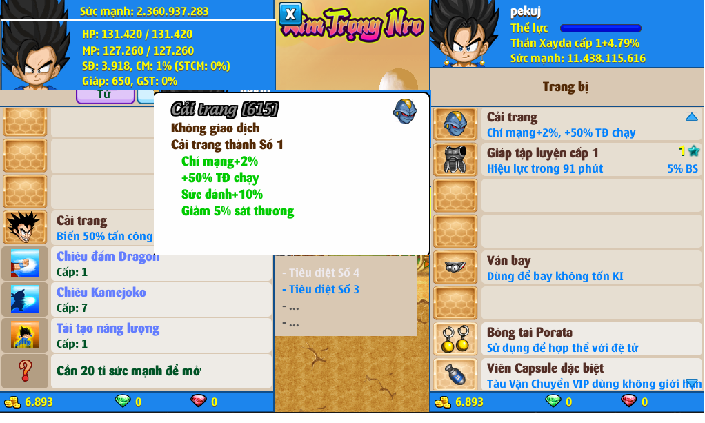 Nick Ngọc Rồng Online VIP giá rẻ, NickDaoQuan.Com, Shop Nick Ngọc Rồng