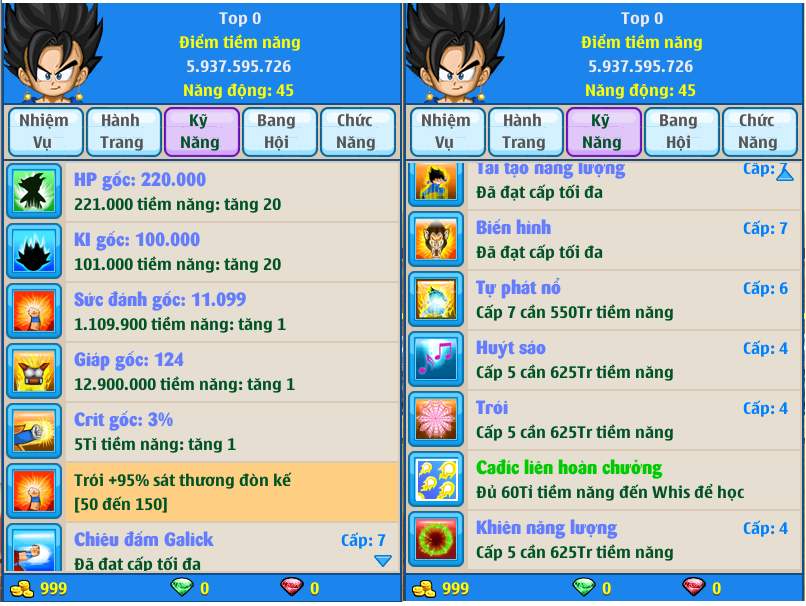 Nick Ngọc Rồng Online VIP giá rẻ, NickDaoQuan.Com, Shop Nick Ngọc Rồng