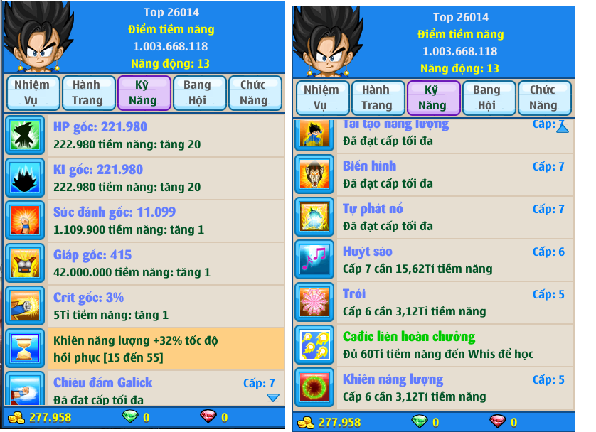 Nick Ngọc Rồng Online VIP giá rẻ, NickDaoQuan.Com, Shop Nick Ngọc Rồng