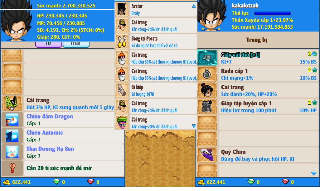 Nick Ngọc Rồng Online VIP giá rẻ, NickDaoQuan.Com, Shop Nick Ngọc Rồng