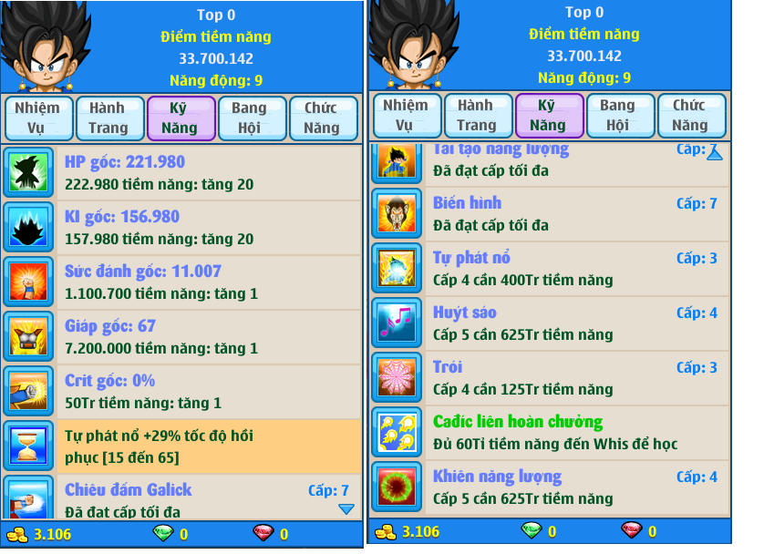 Nick Ngọc Rồng Online VIP giá rẻ, NickDaoQuan.Com, Shop Nick Ngọc Rồng