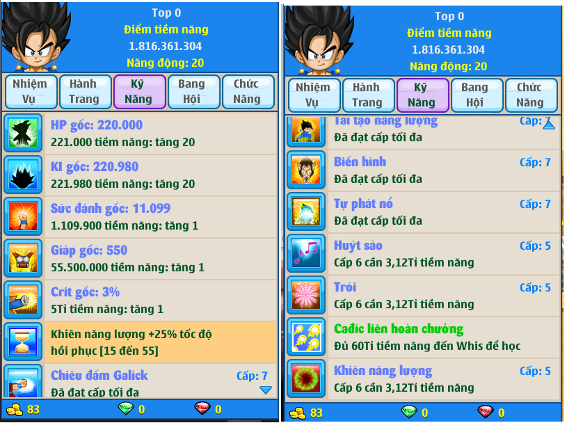 Nick Ngọc Rồng Online VIP giá rẻ, NickDaoQuan.Com, Shop Nick Ngọc Rồng