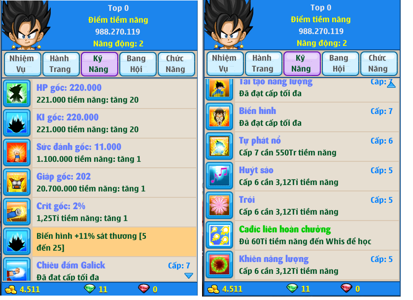 Nick Ngọc Rồng Online VIP giá rẻ, NickDaoQuan.Com, Shop Nick Ngọc Rồng