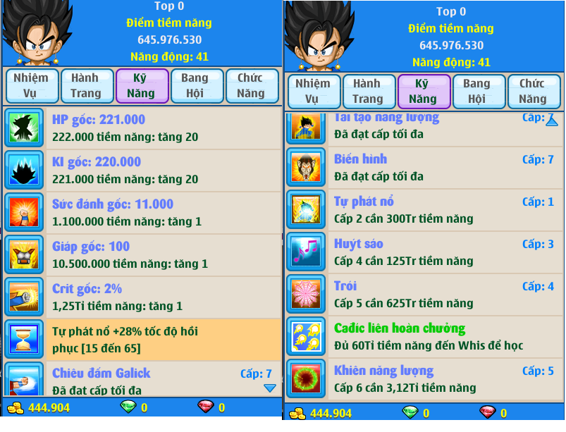 Nick Ngọc Rồng Online VIP giá rẻ, NickDaoQuan.Com, Shop Nick Ngọc Rồng
