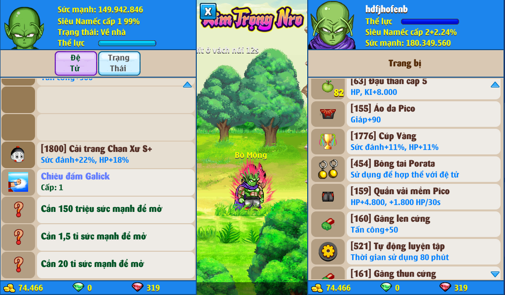 Nick Ngọc Rồng Online VIP giá rẻ, NickDaoQuan.Com, Shop Nick Ngọc Rồng