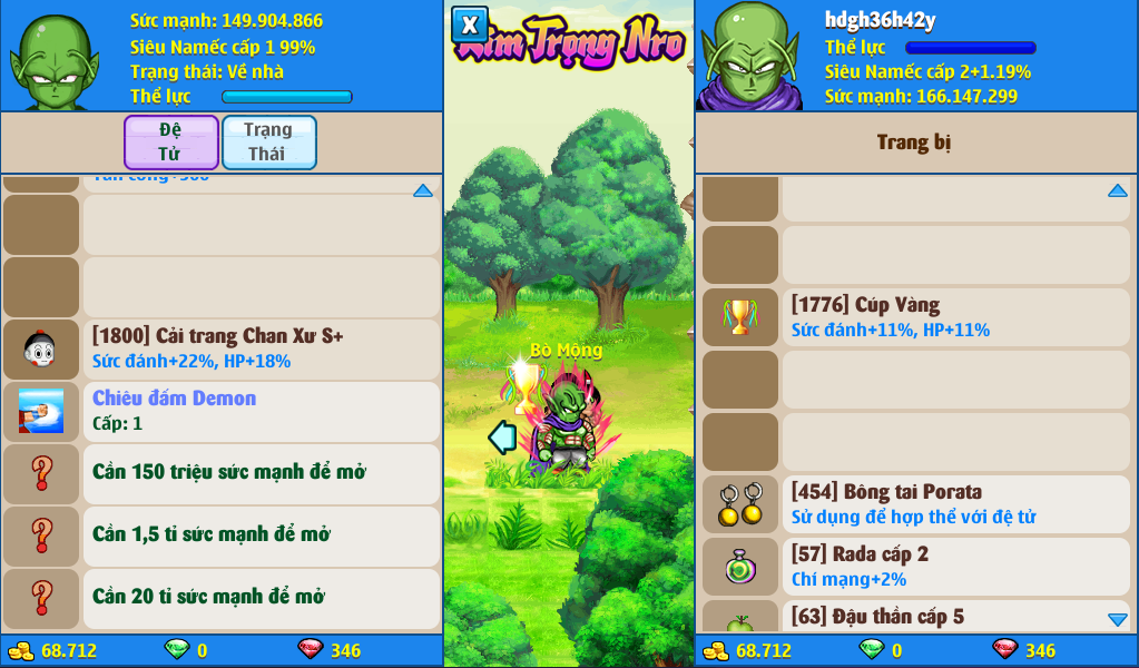 Nick Ngọc Rồng Online VIP giá rẻ, NickDaoQuan.Com, Shop Nick Ngọc Rồng