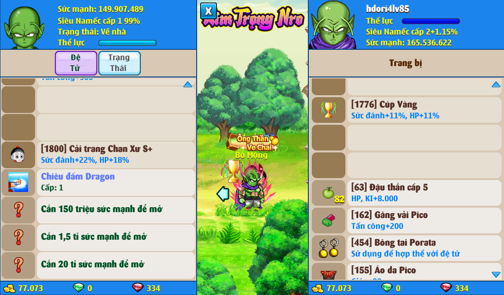 Nick Ngọc Rồng Online VIP giá rẻ, NickDaoQuan.Com, Shop Nick Ngọc Rồng