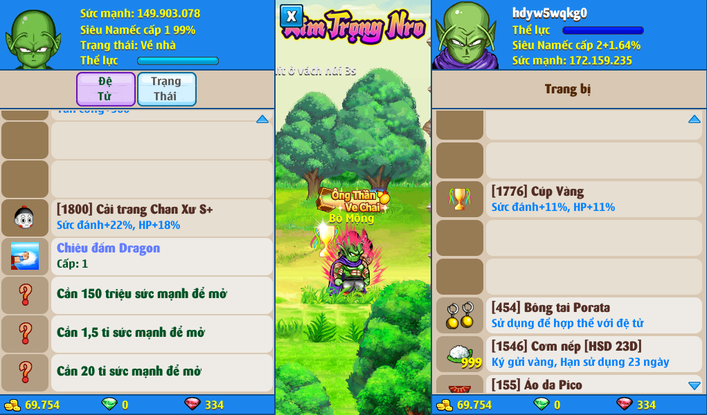 Nick Ngọc Rồng Online VIP giá rẻ, NickDaoQuan.Com, Shop Nick Ngọc Rồng