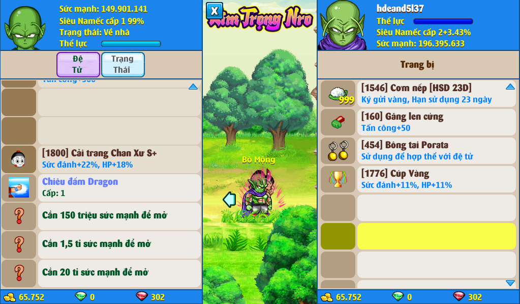 Nick Ngọc Rồng Online VIP giá rẻ, NickDaoQuan.Com, Shop Nick Ngọc Rồng