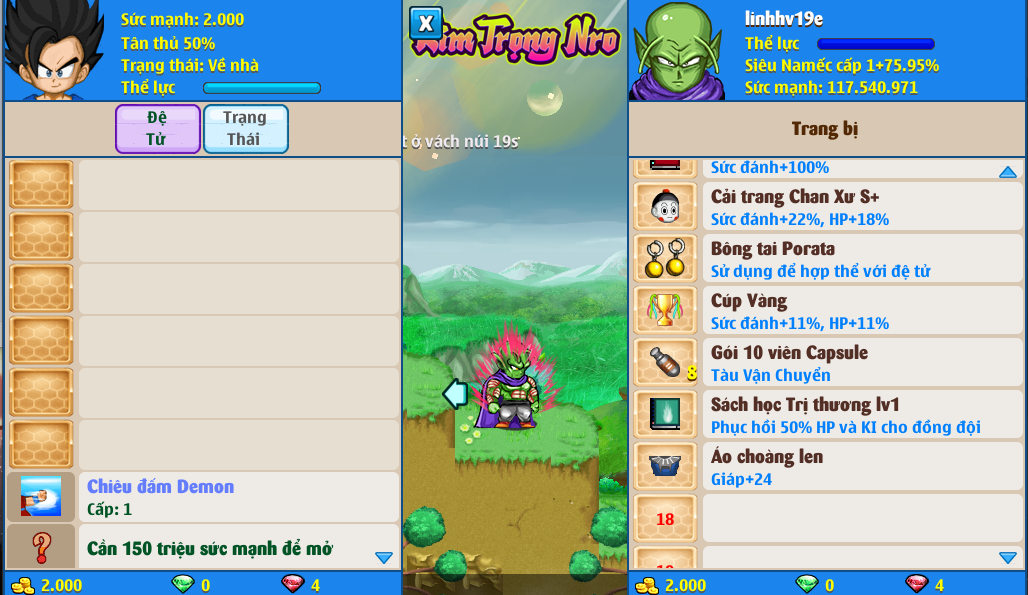 Nick Ngọc Rồng Online VIP giá rẻ, NickDaoQuan.Com, Shop Nick Ngọc Rồng