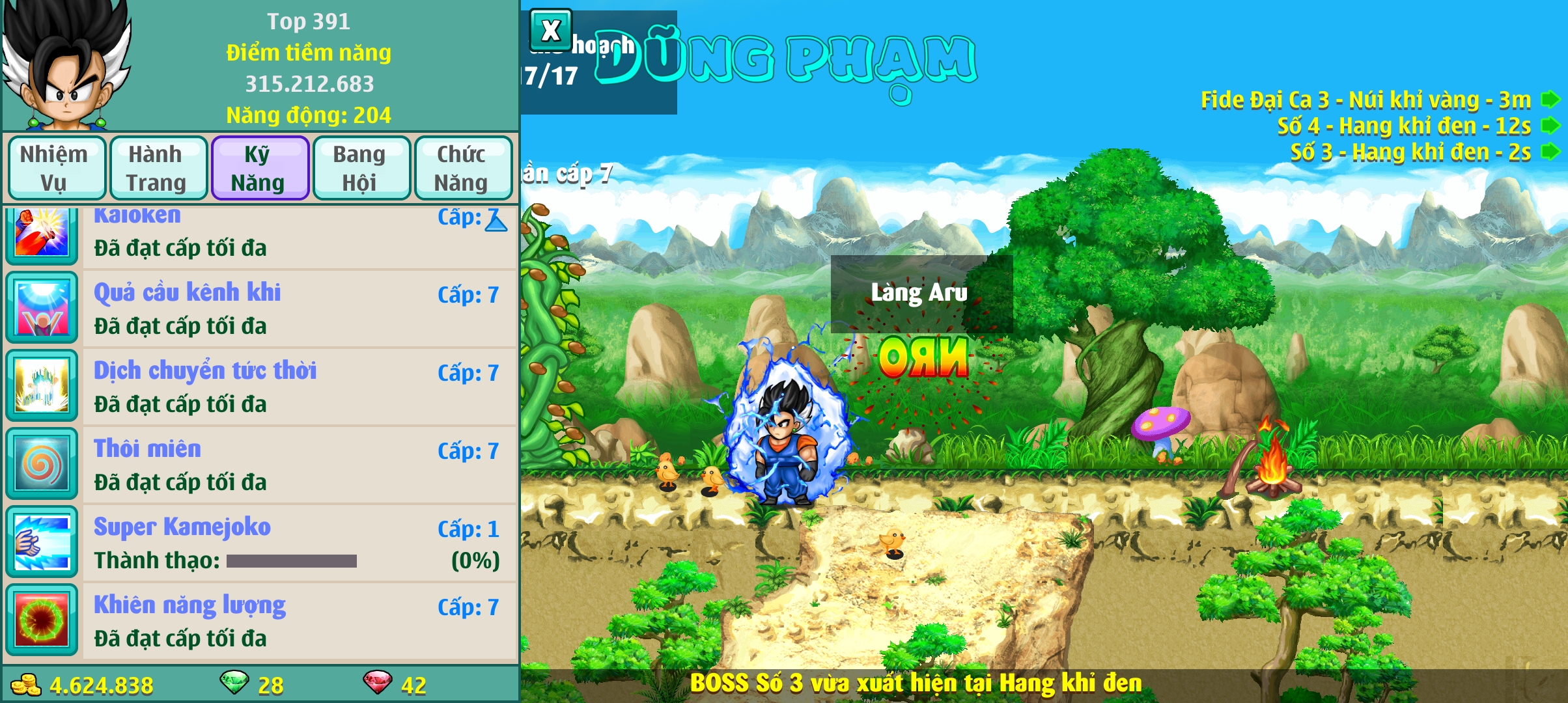 Nick Ngọc Rồng Online VIP giá rẻ, NickDaoQuan.Com, Shop Nick Ngọc Rồng
