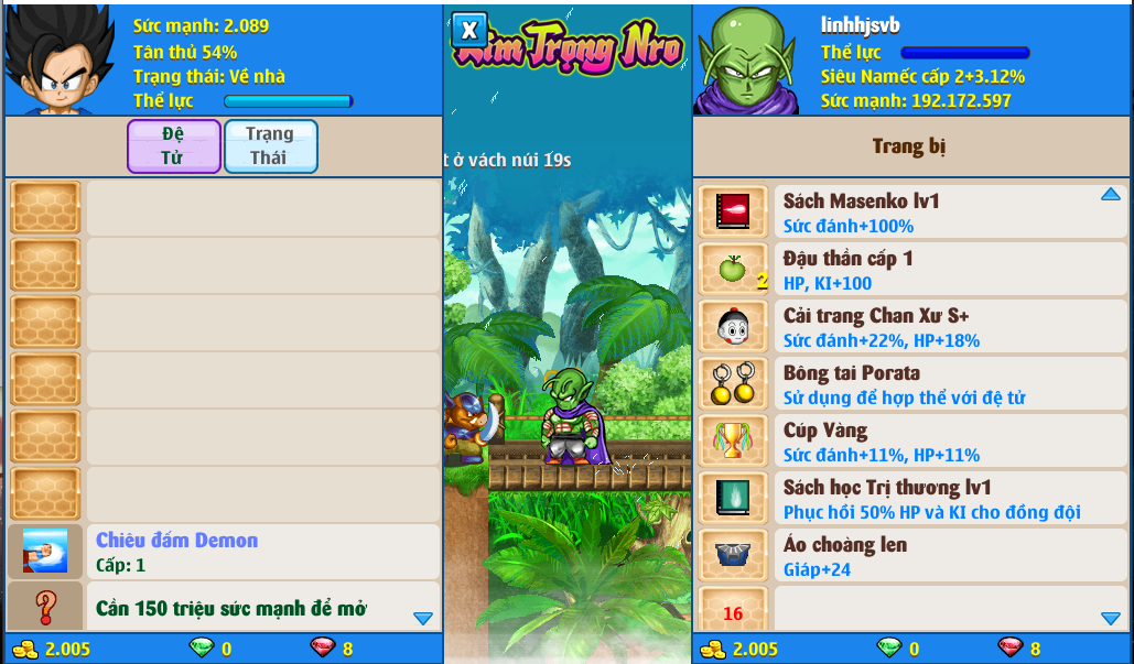 Nick Ngọc Rồng Online VIP giá rẻ, NickDaoQuan.Com, Shop Nick Ngọc Rồng