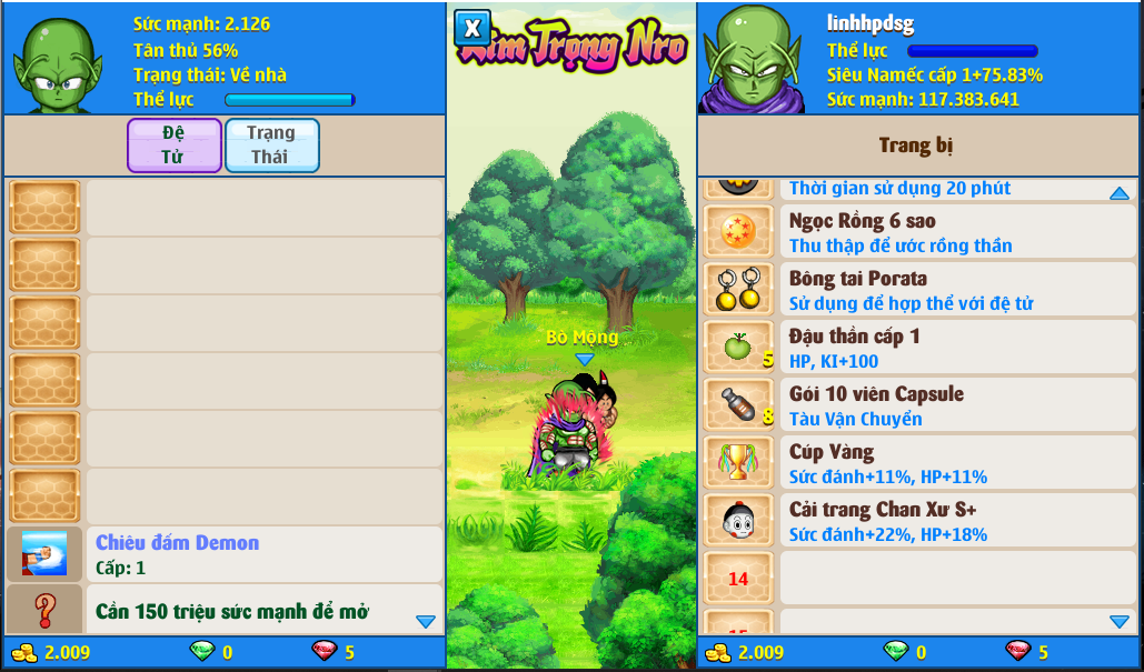 Nick Ngọc Rồng Online VIP giá rẻ, NickDaoQuan.Com, Shop Nick Ngọc Rồng