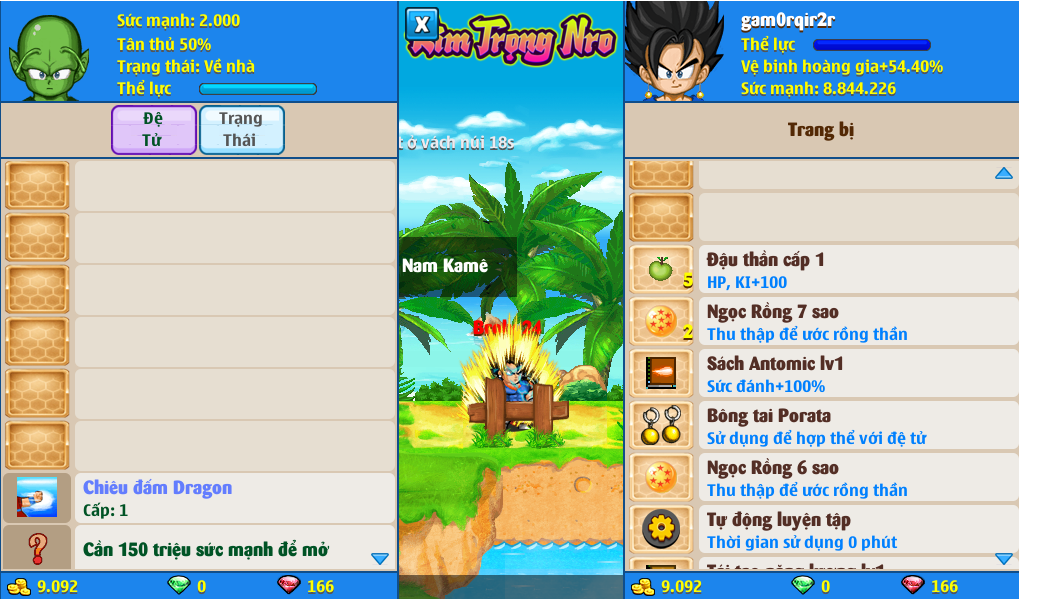 Nick Ngọc Rồng Online VIP giá rẻ, NickDaoQuan.Com, Shop Nick Ngọc Rồng
