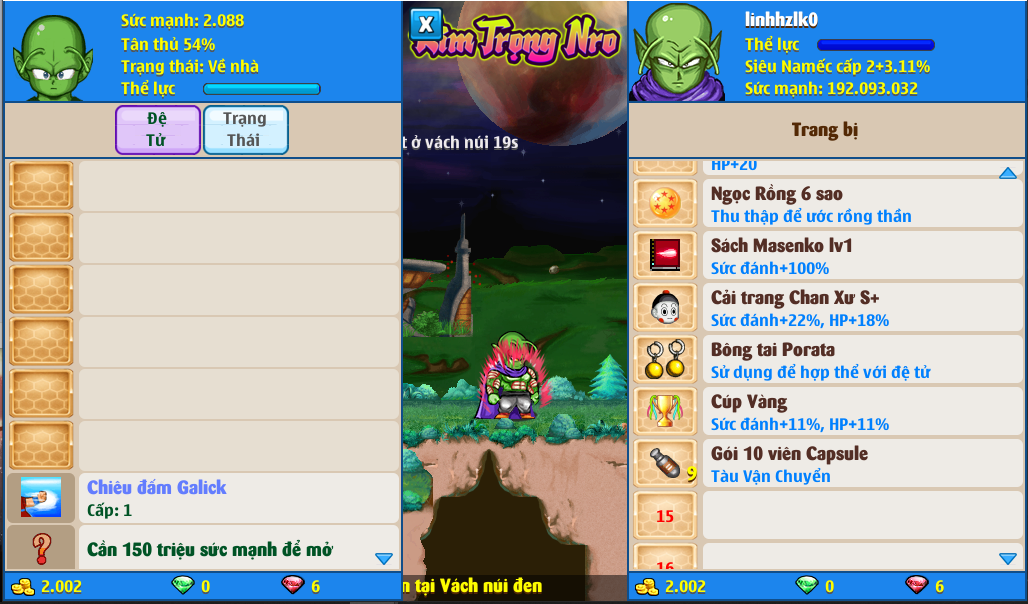 Nick Ngọc Rồng Online VIP giá rẻ, NickDaoQuan.Com, Shop Nick Ngọc Rồng