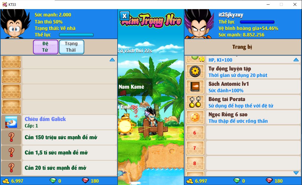 Nick Ngọc Rồng Online VIP giá rẻ, NickDaoQuan.Com, Shop Nick Ngọc Rồng