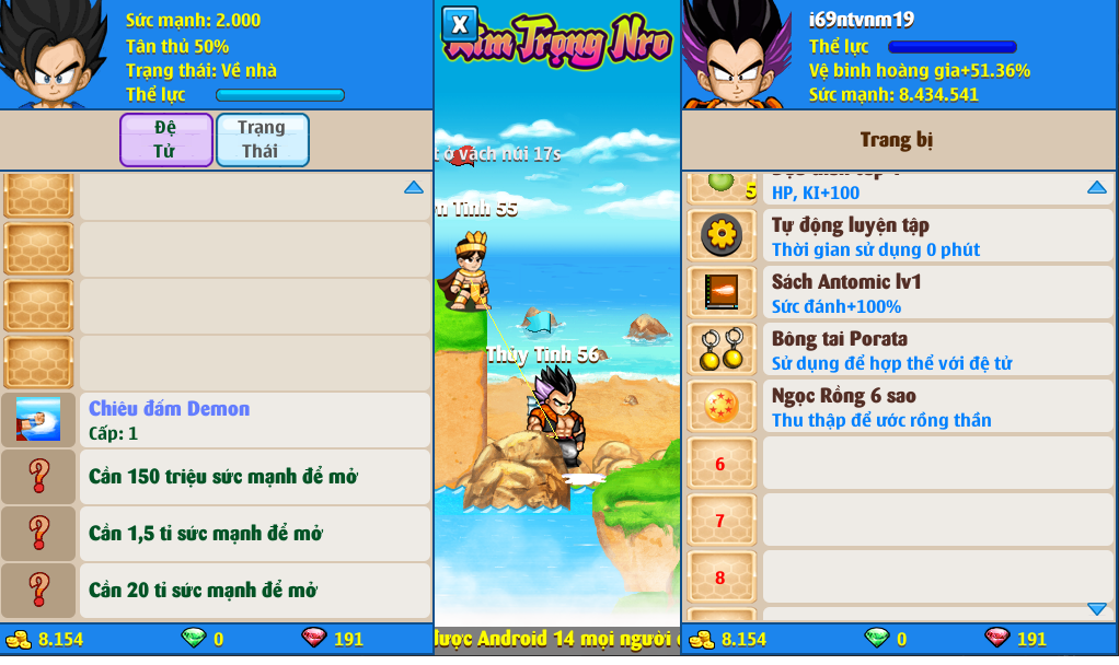 Nick Ngọc Rồng Online VIP giá rẻ, NickDaoQuan.Com, Shop Nick Ngọc Rồng