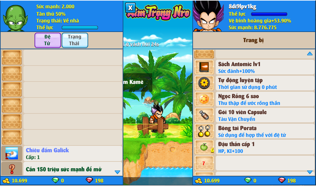 Nick Ngọc Rồng Online VIP giá rẻ, NickDaoQuan.Com, Shop Nick Ngọc Rồng