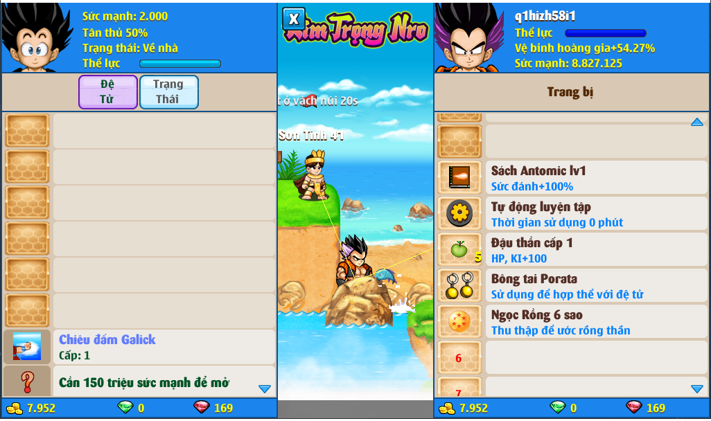 Nick Ngọc Rồng Online VIP giá rẻ, NickDaoQuan.Com, Shop Nick Ngọc Rồng